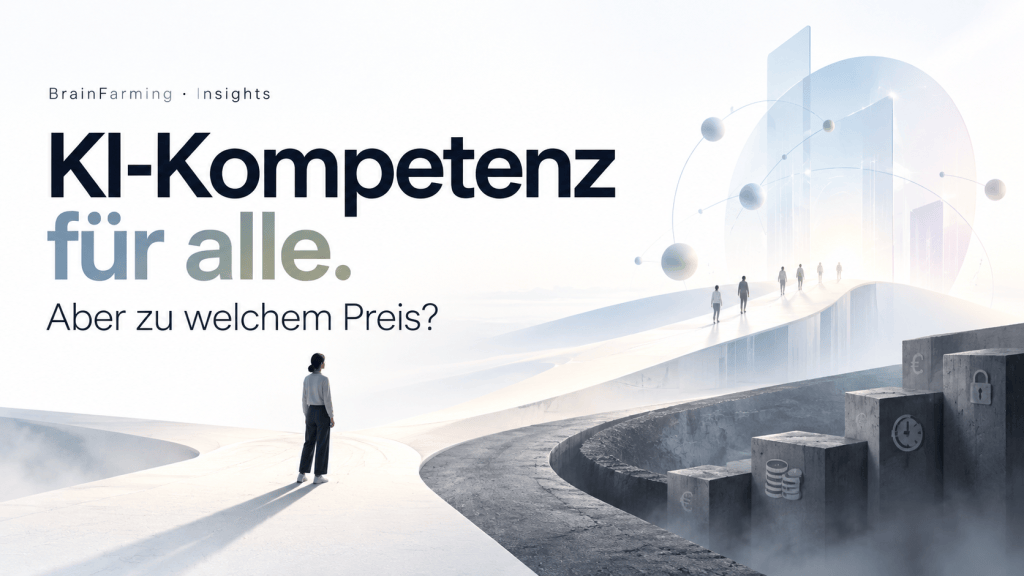 KI-Kompetenz für alle. Aber zu welchem&nbsp;Preis?